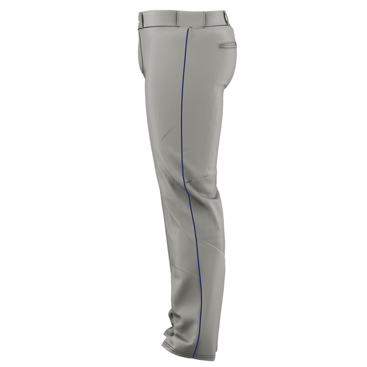 Alleson Adult Crush Open Bottom Baseball Pants with Piping: 655WLB