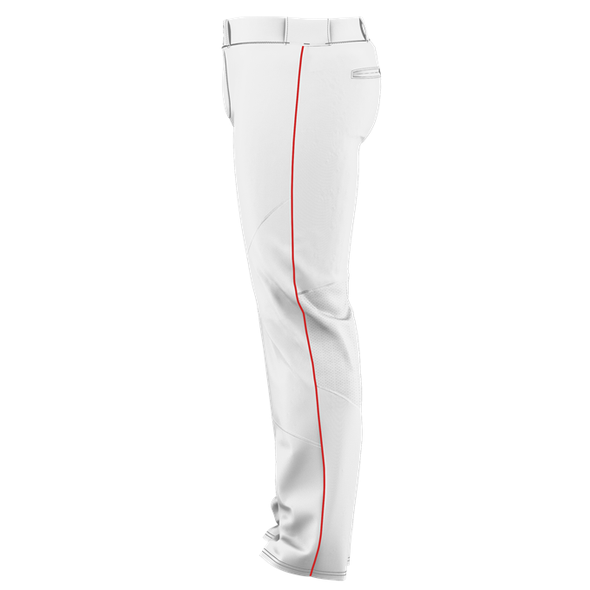 Alleson Adult Crush Open Bottom Baseball Pants with Piping: 655WLB