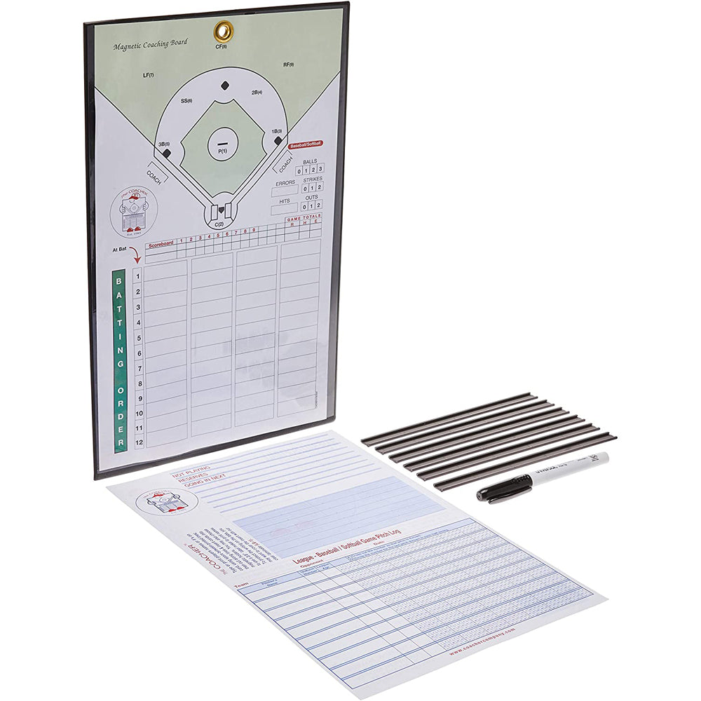 Coacher Magnetic Baseball/Softball Line Up Board: MCBB / C7000