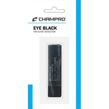 Champro Sports Champro Eye Black: A026 reduces glare during outdoor sports. Includes a black stick in clear plastic packaging with blue and white accents.