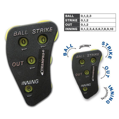 Champro Sports 4 Dial Umpire Indicator: A048