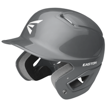 A close-up of the Easton Alpha Solid Batting Helmet (8068537) showcases its sleek Easton design and exact sizing.