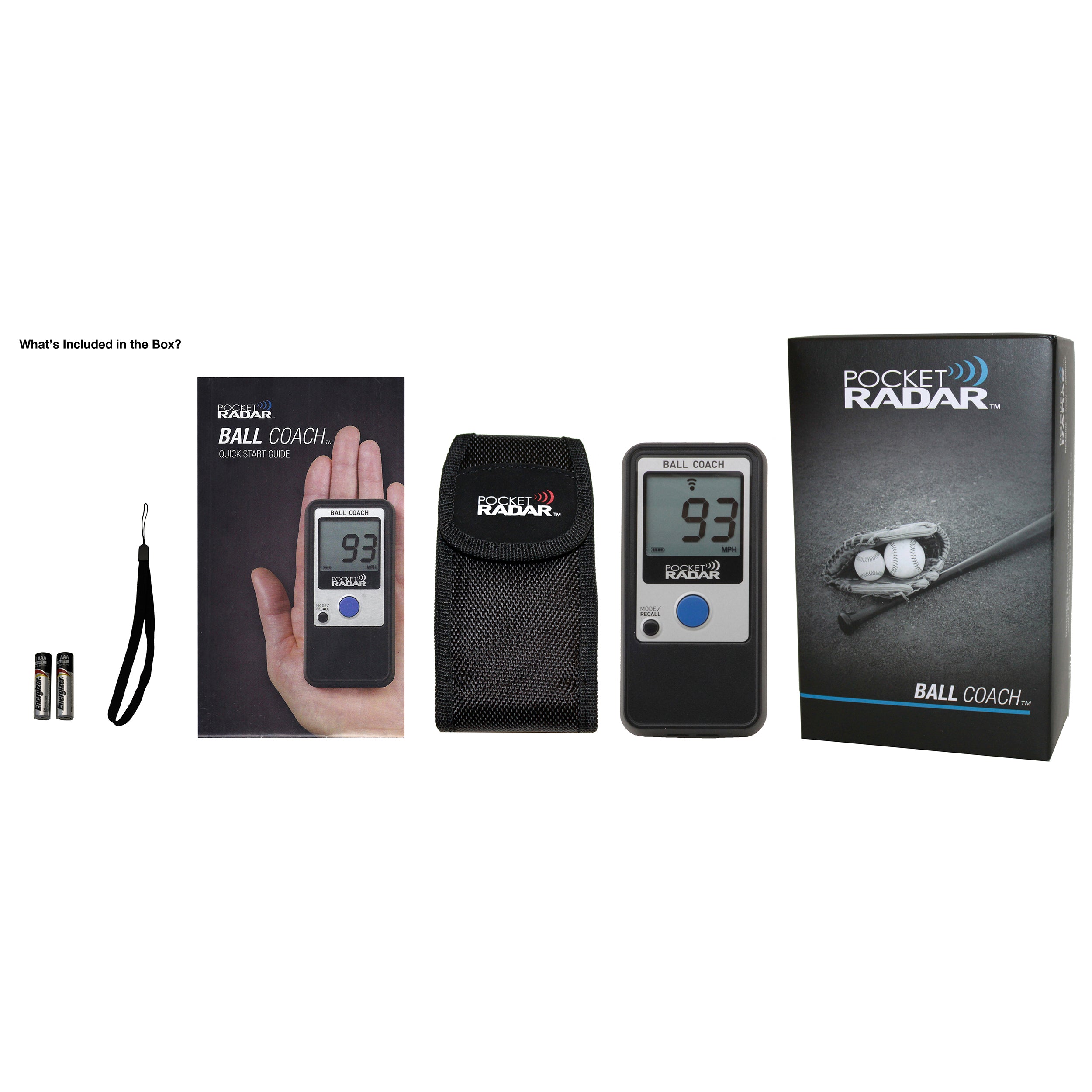 Pocket Radar Ball Coach Radar: PR1000-BC – Diamond Sport Gear