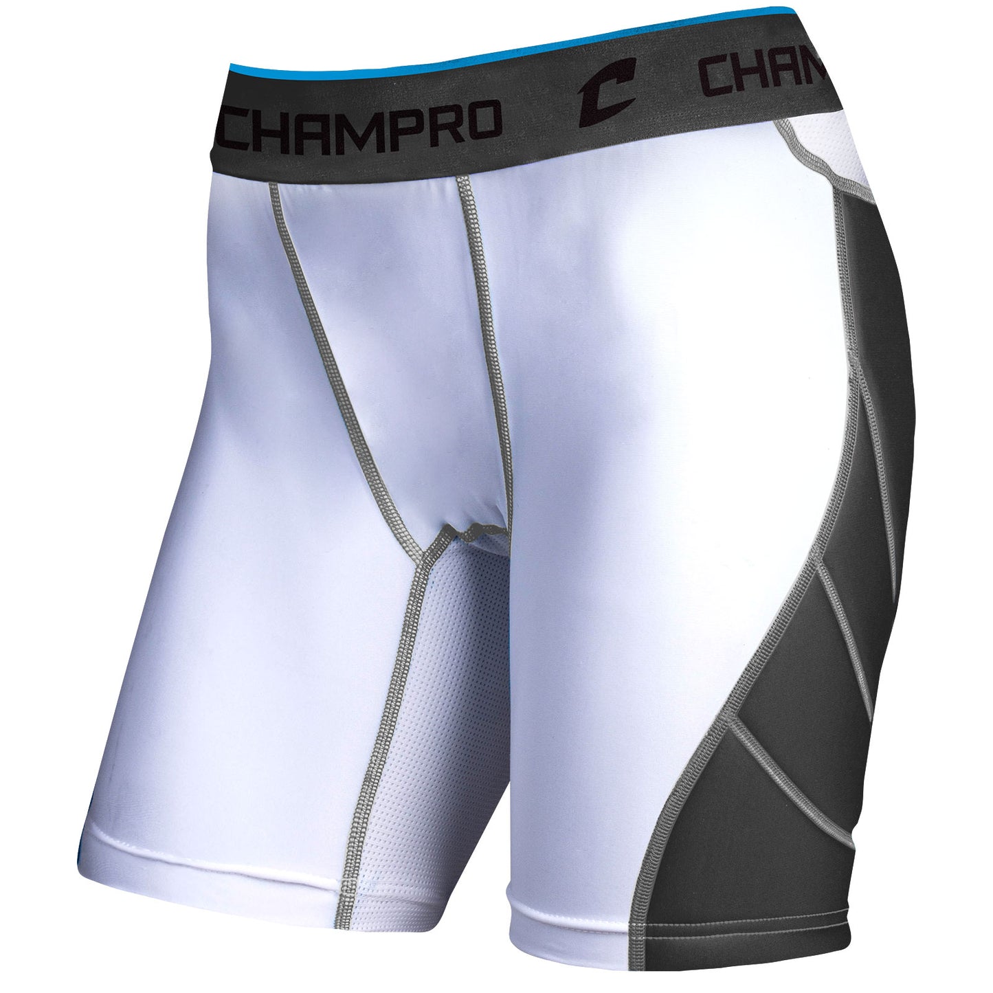 The Champro Sports Women's Windmill Sliding Short (BPS16) offers a stylish white and black design with a women’s trim fit, combining comfort and performance.