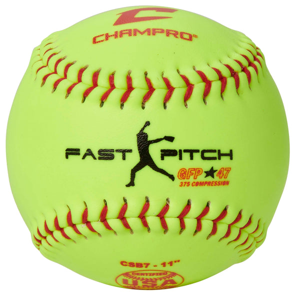 Champro USA/ASA Duracover 11" 47/375 Composite Fastpitch Softballs: CSB7