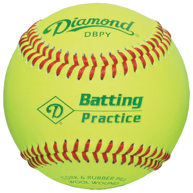 Diamond Batting Practice Baseballs: DBPY