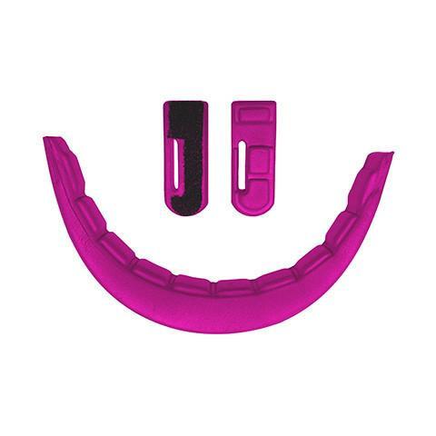 The Rip It Padding for Defense Softball Fielder's Mask (DGPAD) features curved, textured magenta foam and two magenta inserts—compatible with RIP-IT face mask padding—for added comfort in your softball fielder's mask.