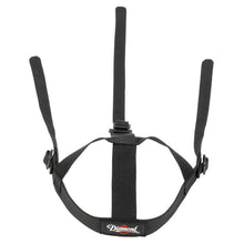 The Diamond FM-RH Replacement Face Mask Harness features four vertical straps, an adjustable buckle, and a front Diamond logo—ideal for umpire or catcher helmets.