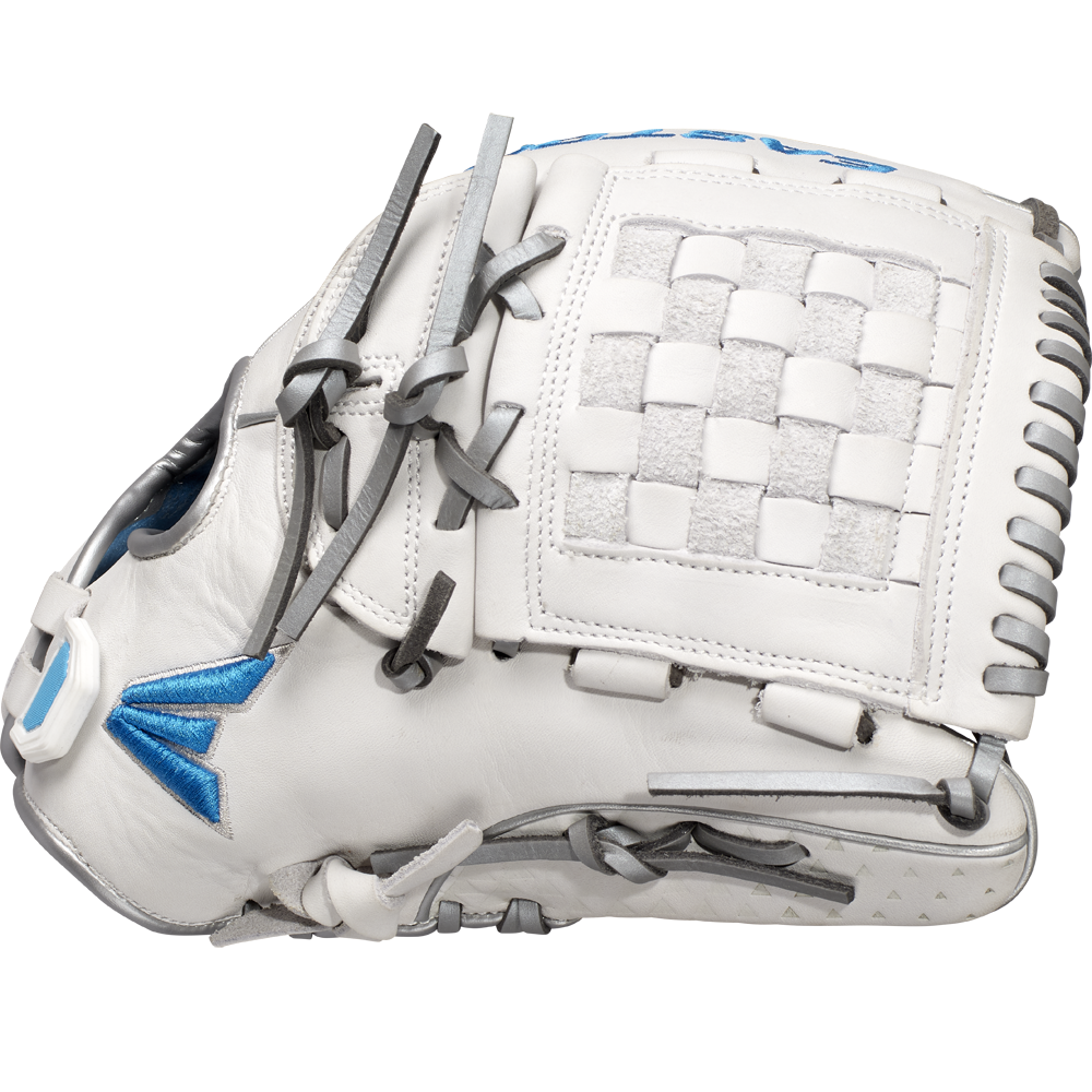 An Easton Ghost NX 12" Fastpitch Softball Glove (GNXFP12) by Easton is displayed on a white background.