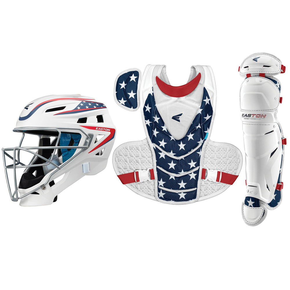 Easton Jen Schro The Very Best Stars & Stripes Fastpitch Softball Catcher's Box Set