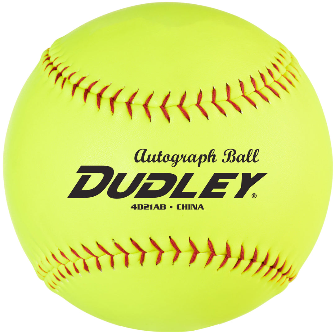 Dudley 21 Trophy Autograph Softball: 4D21AB – Diamond Sport Gear