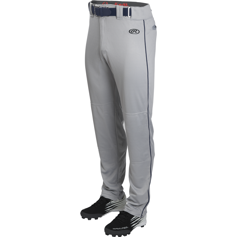 Rawlings Youth Launch Semi-Relaxed Baseball Pants with Piping: YLNCHSRP