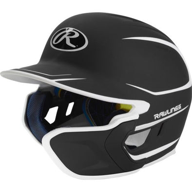 Rawlings Mach Two Tone Matte Batting Helmet with EXT Flap (Right Handed Batter): MACHEXTR