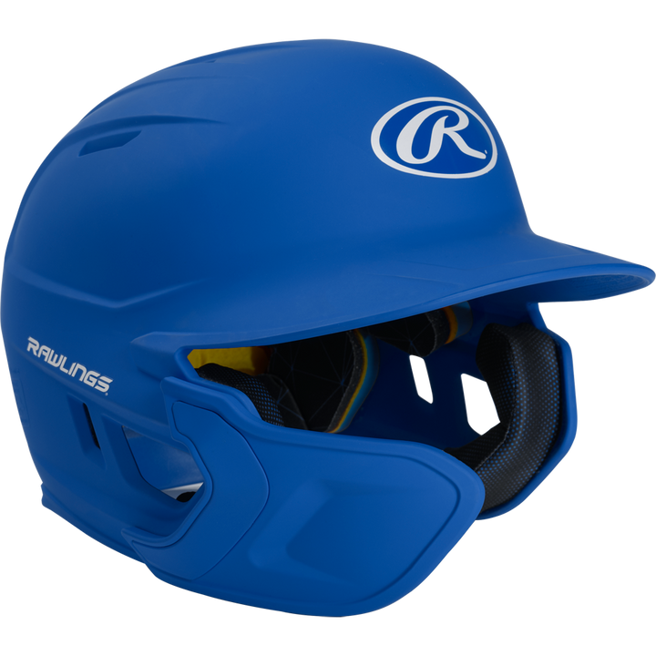 Rawlings Mach Matte Batting Helmet with EXT Flap: MACHEXT