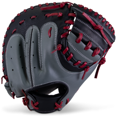 Marucci Caddo S Type 31" Baseball Catcher's Mitt: MFGCADD3100-GY/R