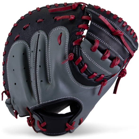 Marucci Caddo S Type 31" Baseball Catcher's Mitt: MFGCADD3100-GY/R