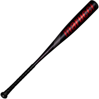 A used 2021 Marucci CAT9 (-8) 2 3/4" USSSA Baseball Bat (MSBC98), a black one-piece alloy bat featuring bold red text.