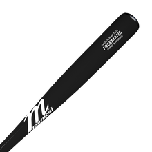 A Marucci FREEMAN5 Freddie Freeman Pro Model Maple Wood Bat (MVE2FREEMAN5-BK) in black, featuring "marucci" in white cursive near the base and "HANDCRAFTED FREEMAN5 PRO MODEL" on the barrel.