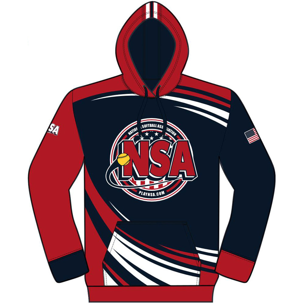 National Softball Association NSA USA Sublimated Hoodie