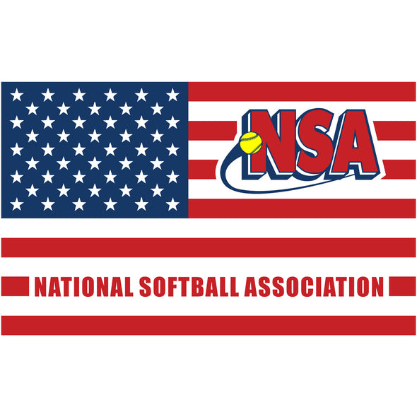 National Softball Association NSA Sublimated Microfiber Towel
