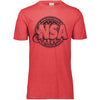 National Softball Association NSA Tone Tri Blend Short Sleeve Shirt