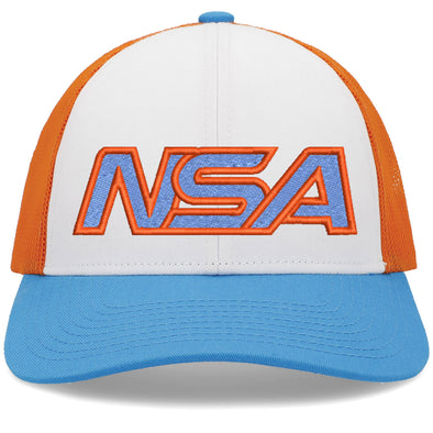 NSA Outline Series MIAMI Low-Pro Snapback Hat: P114-WHNOPT