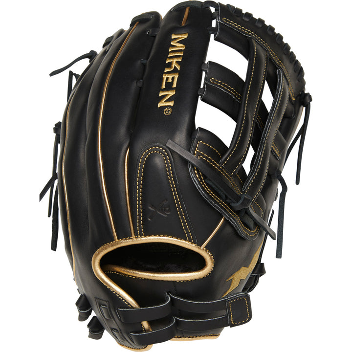 Miken Gold Limited Edition 13.5" Slowpitch Glove: PRO135-BG