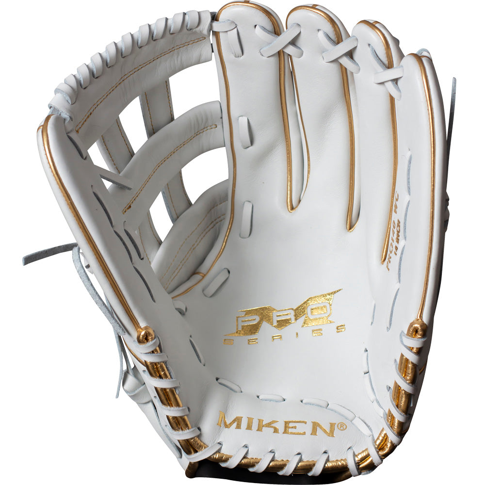 Miken Gold Limited Edition 13.5" Slowpitch Glove: PRO135-WG