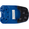 Rawlings R16 Reverse Batting Helmet Extension (Jaw Guard): REVEXT