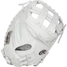 A Rawlings Liberty Advanced 34" Fastpitch Catcher's Mitt (RLACM34W).