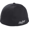 Rawlings Gold Collection Black Flex Fit Hat: RSGLH-B