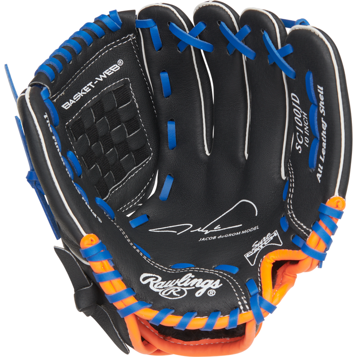 Rawlings Sure Catch 10" Jacob deGrom Youth Baseball Glove: SC100JD