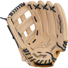 The Rawlings Sure Catch 11.5" Christian Yelich Youth Baseball Glove (SC115CY) is a youth glove featuring Christian Yelich's signature.