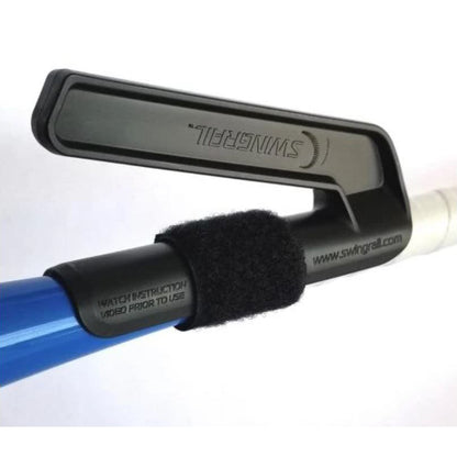 A close-up of a swing ball used with the SWINGRAIL Baseball & Softball Swing Trainer by SWINGRAIL to help improve bat speed.