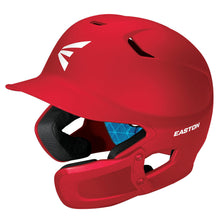 Easton Z5 2.0 Matte Solid Batting Helmet (Z52MTUJG) by Easton features a Universal Jaw Guard, black interior padding, Easton logos, and a white graphic on the front and side.