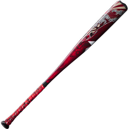 The 2023 DeMarini Voodoo One -5 (2 5/8") USA Baseball Bat (WBD2361010) features a sleek X14 Alloy Barrel and modern design.