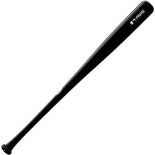 A black Louisville Slugger MLB Prime Maple DJ2 Captain Wood Baseball Bat (WBL2683010), inspired by the bat used by Derek Jeter.