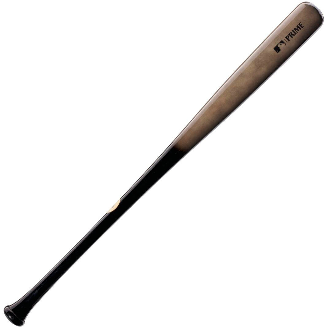 The Louisville Slugger MLB Prime Birch C271 Wood Baseball Bat (WBL2684010) features a black handle fading to natural wood at the barrel, a balanced swing weight, and a small PRIME logo near the top.