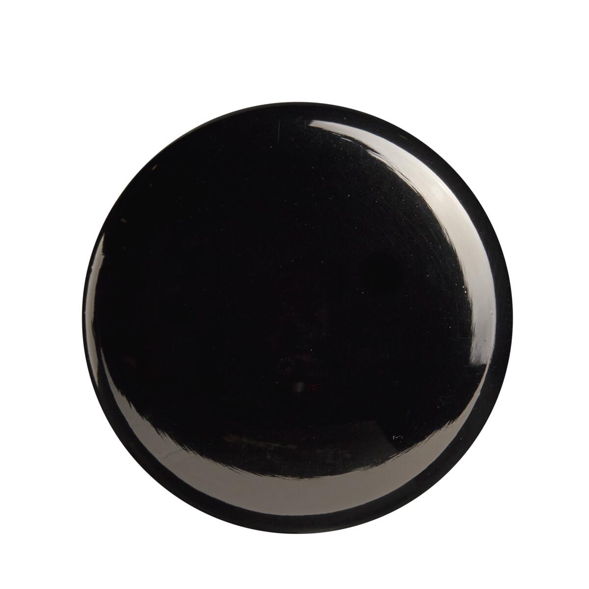 A glossy black Louisville Slugger Youth Prime VG27 Vladimir Guerrero Jr. Maple Wood Baseball Bat (WBL2702010) with a smooth, reflective finish is displayed against a plain white background.