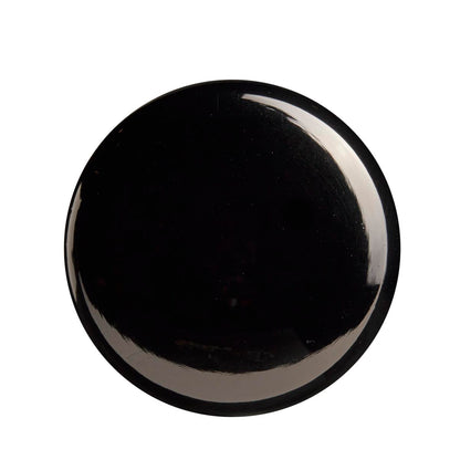 A glossy black Louisville Slugger Youth Prime VG27 Vladimir Guerrero Jr. Maple Wood Baseball Bat (WBL2702010) with a smooth, reflective finish is displayed against a plain white background.