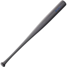 The Louisville Slugger Youth Flylite Y243 Wood Baseball Bat (WBL2704010) features a solid gray finish, slightly flared handle, and rounded barrel, displayed on a white background.