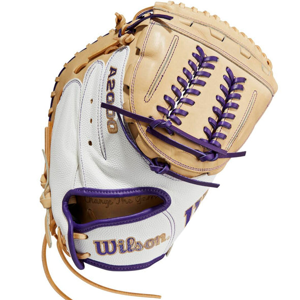 Wilson A2000 AM1 34" Aubree Monroe GM SuperSkin Fastpitch Catcher's Mitt: WBW10101834