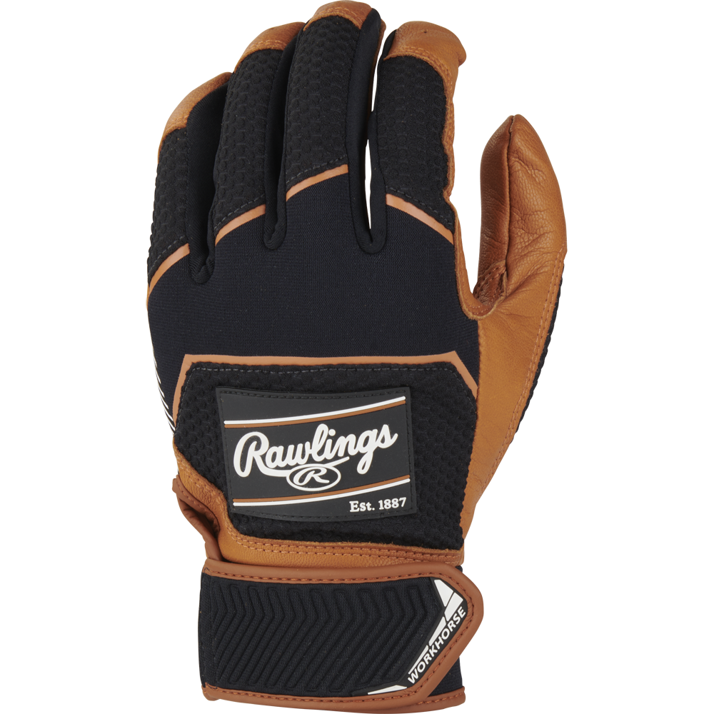 The Rawlings Workhorse Youth Batting Gloves (WH22BY) by Rawlings are a perfect match for your glove, offering optimal performance and comfort at the plate.