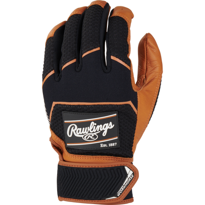 The Rawlings Workhorse Youth Batting Gloves (WH22BY) by Rawlings are a perfect match for your glove, offering optimal performance and comfort at the plate.