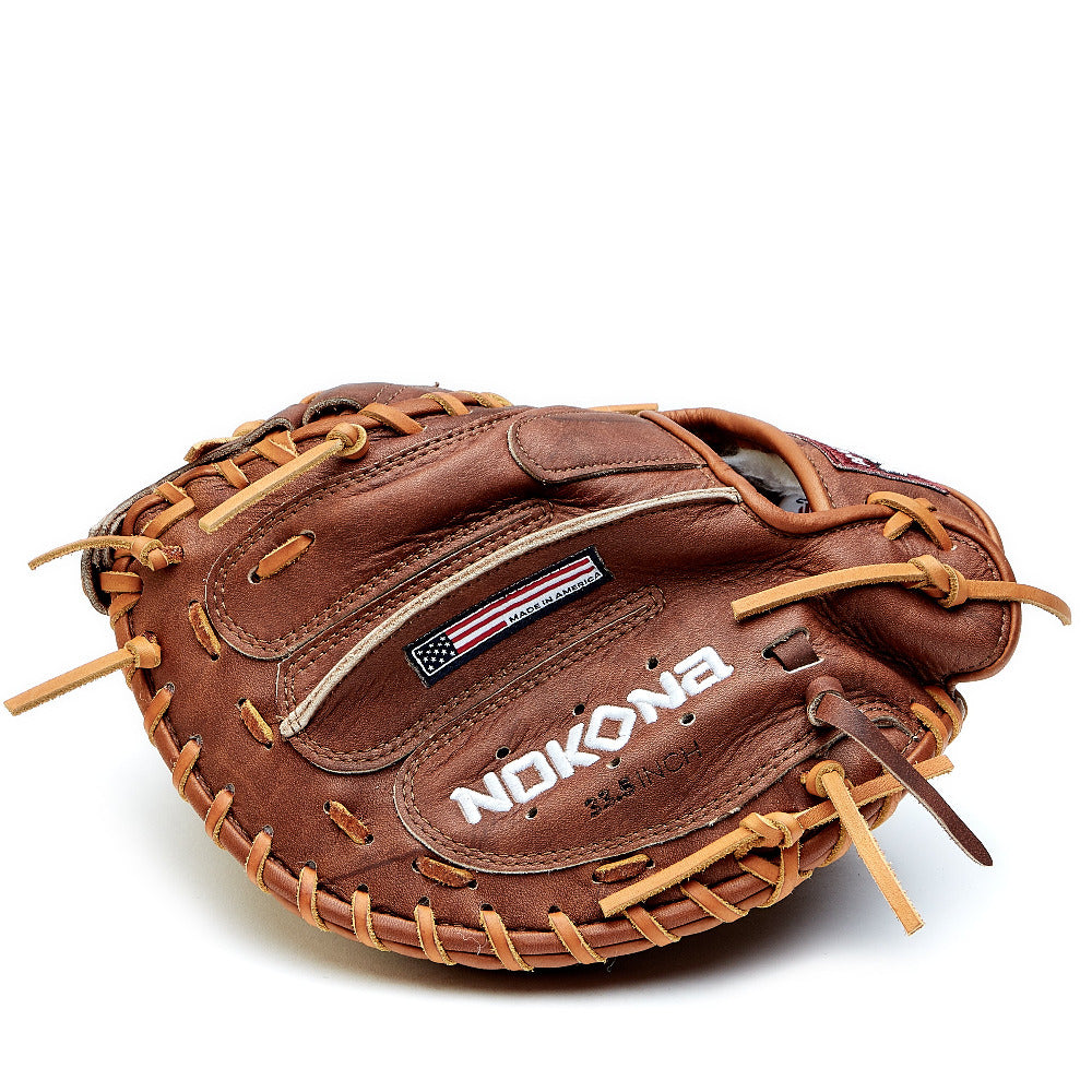 Nokona Walnut 33.5" Baseball Catcher's Mitt: W-3350C