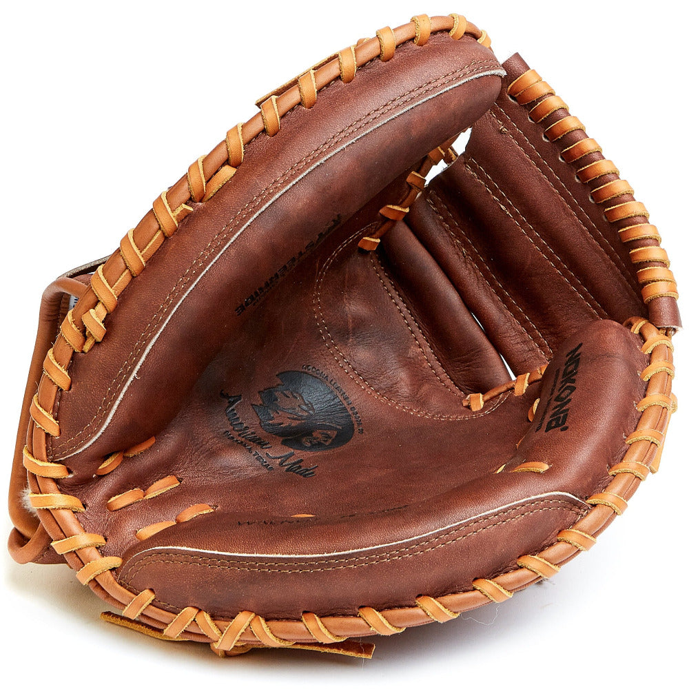 Nokona Walnut 33.5 Baseball Catcher s Mitt W 3350C Diamond Sport Gear