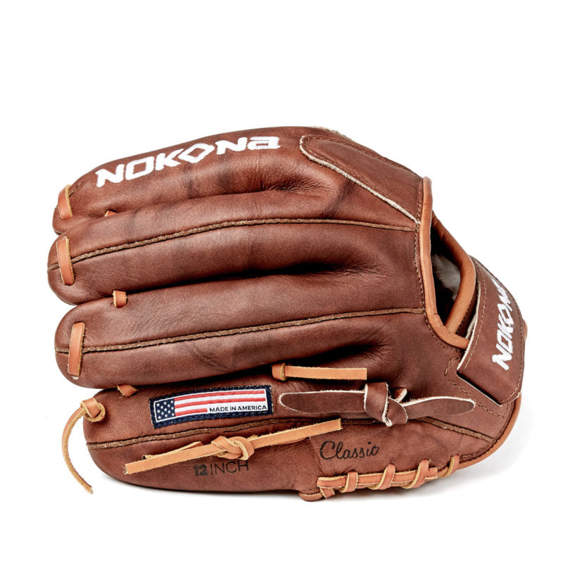 Nokona classic walnut softball hot sale