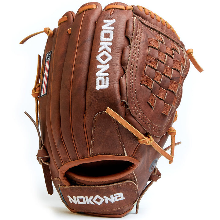 Nokona Walnut 12.5" Fastpitch Glove: W-V1250