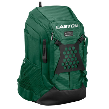 The Easton Walk Off NX Backpack (A159059) by Easton is a green mesh-design equipment bag, ideal for carrying your gear.