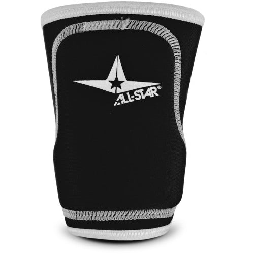 The All Star D3O Protection Compression Wrist Guard: WG5000 in black offers advanced support and protection—ideal to pair with an All Star athletic knee pad for enhanced comfort and safety during intense sports activities.